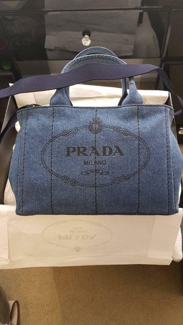 prada denim bag price